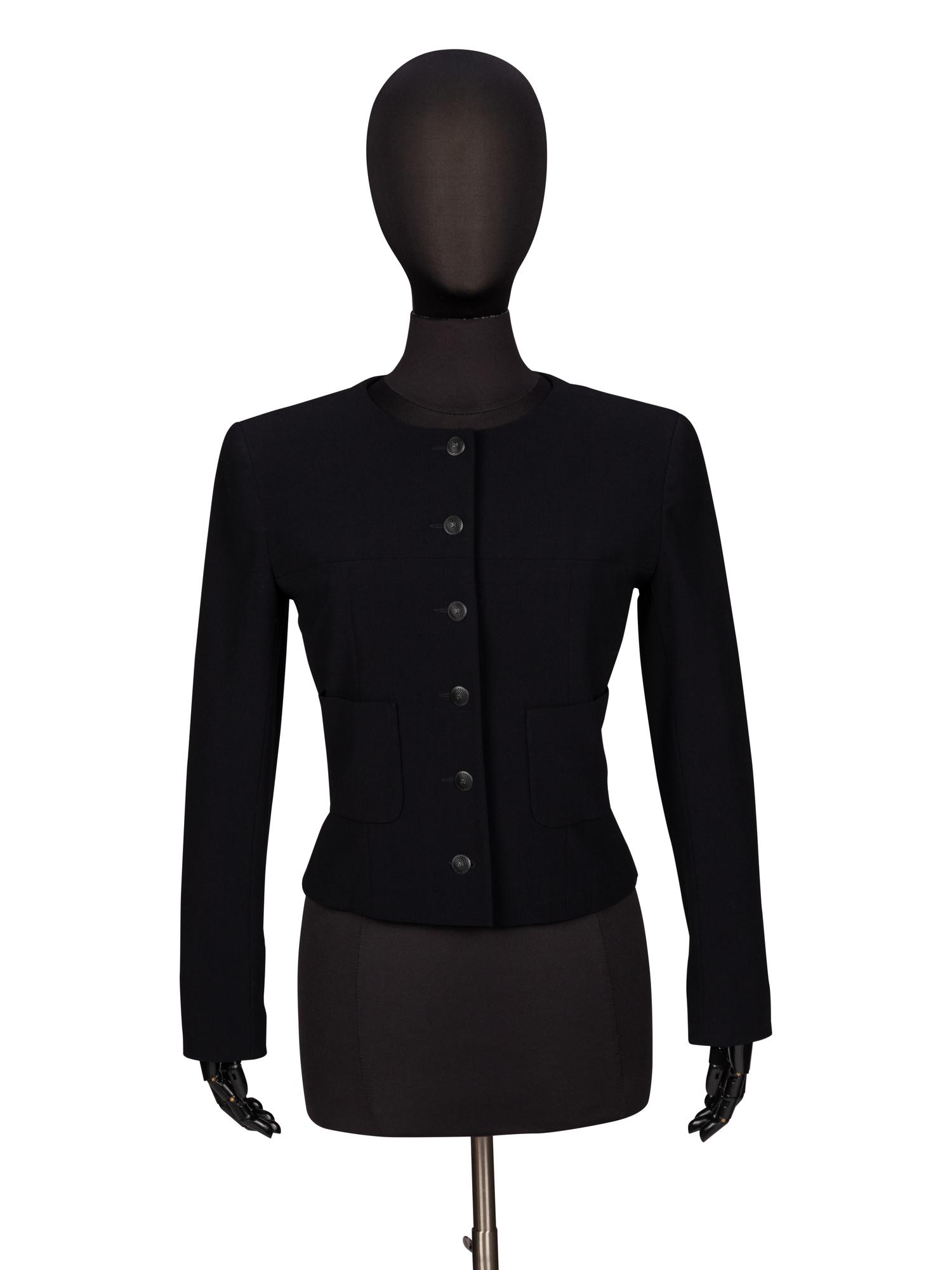 Chanel, Tailored Black Cardigan Jacket