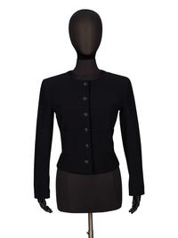 Chanel, Tailored Black Cardigan Jacket