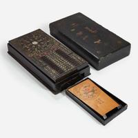 An unusual Chinese lacquer geomancer’s box 19th to early 20th century