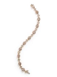BICOLOR GOLD AND DIAMOND BRACELET