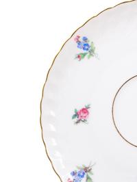 A Royal Tettau Porcelain Dresden Flowers Tea Service