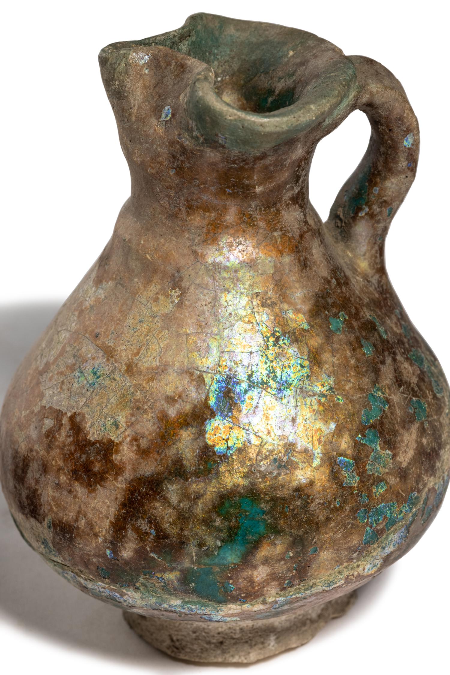 Two Islamic Glass Vessels