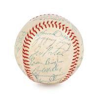 A 1959 St. Louis Cardinals Team Signed Autographed Baseball Including Early Bob Gibson Signature (Beckett Authentication Services BAS Certified),