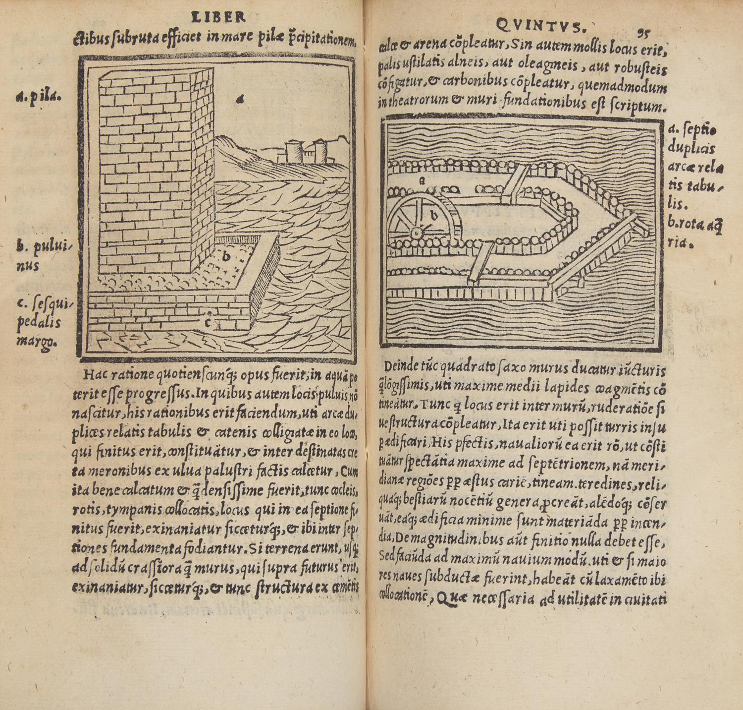 [Architecture] [Vitruvius]. Vitruvius iterum et frontinus a' locundo revisi repurgatique quantum ex collatione licuit
