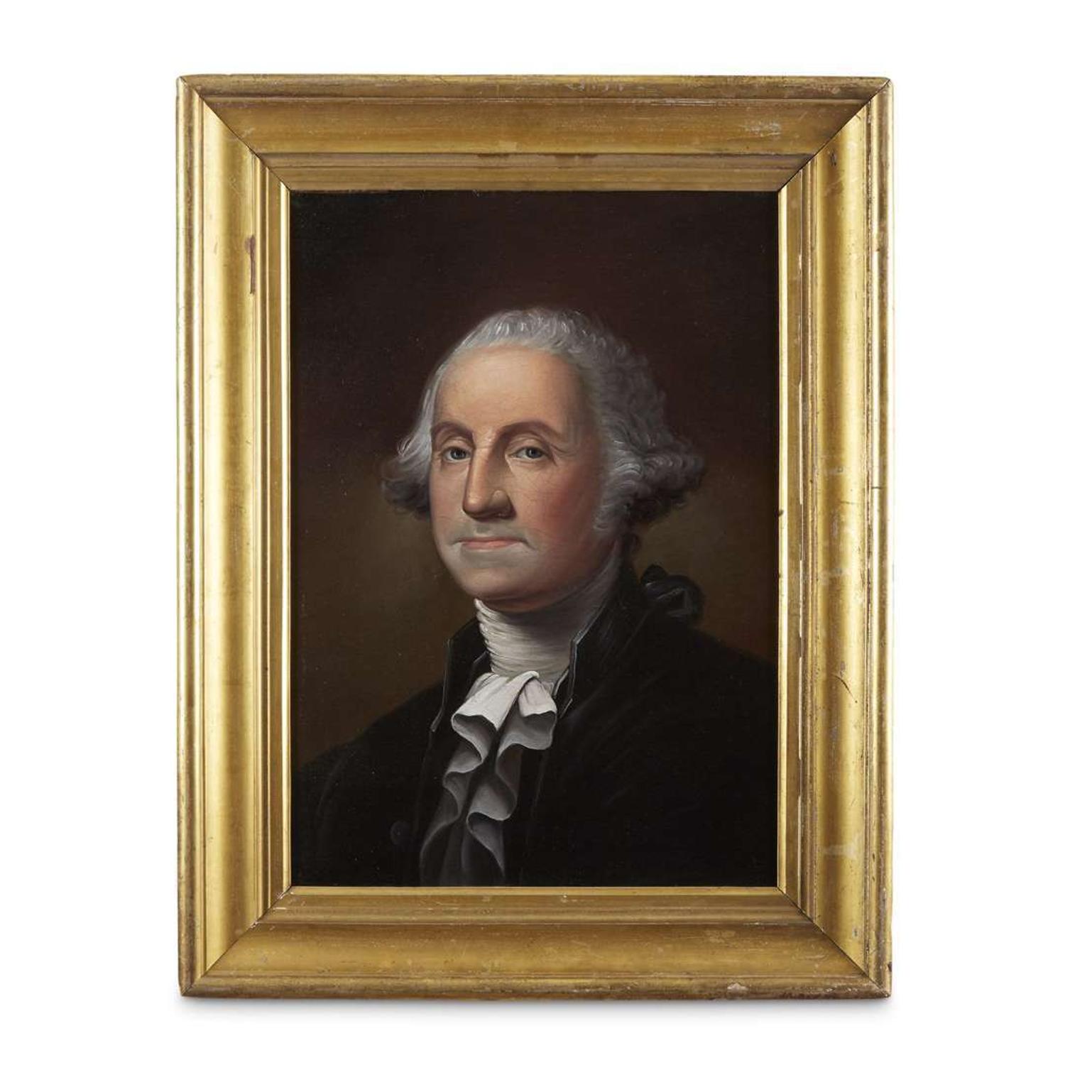 Attributed to William Matthew Prior (1806-1873) Portrait of George Washington (1732-1799)