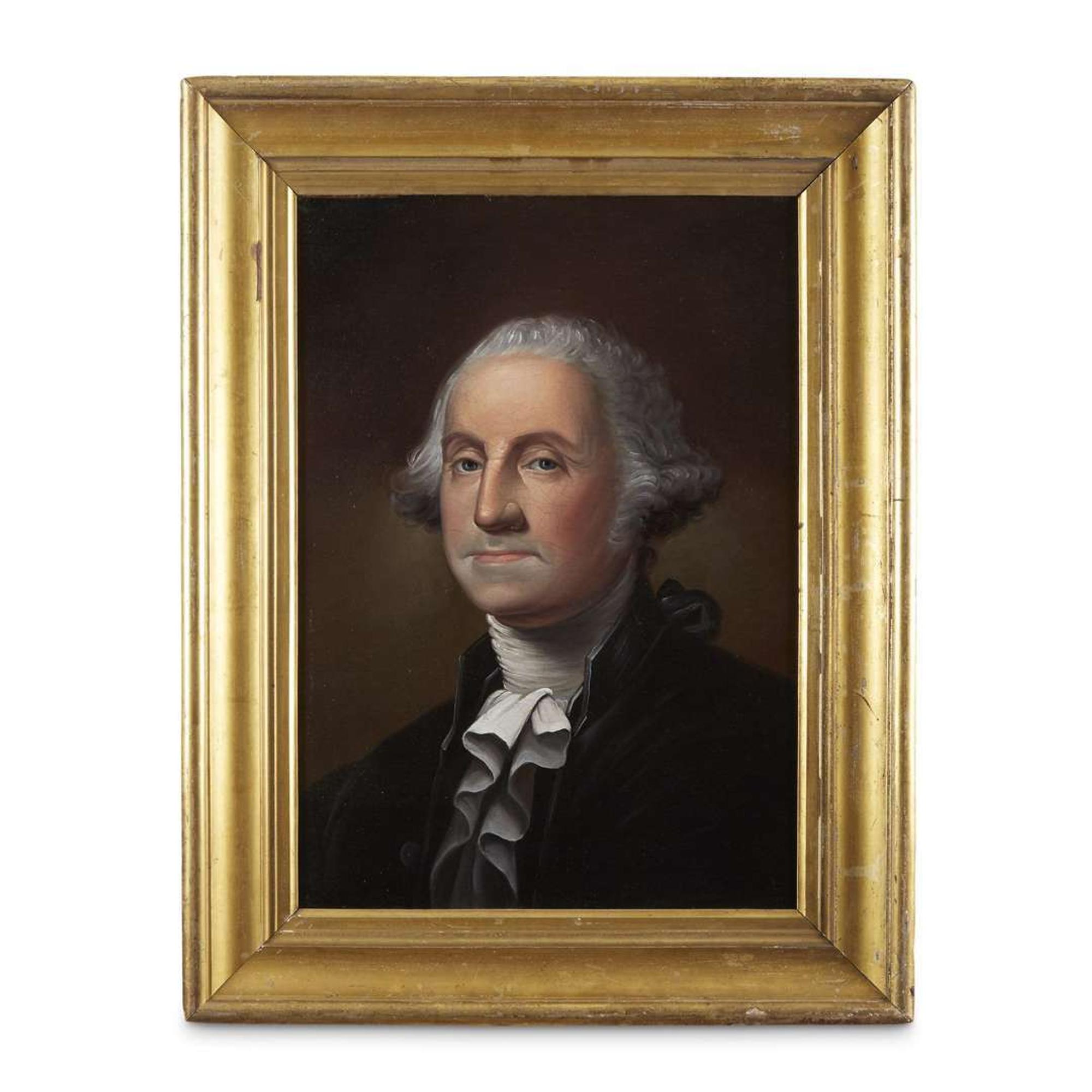 Attributed to William Matthew Prior (1806-1873) Portrait of George Washington (1732-1799)