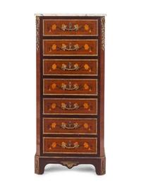 A Napoleon III Style Marquetry Semainier