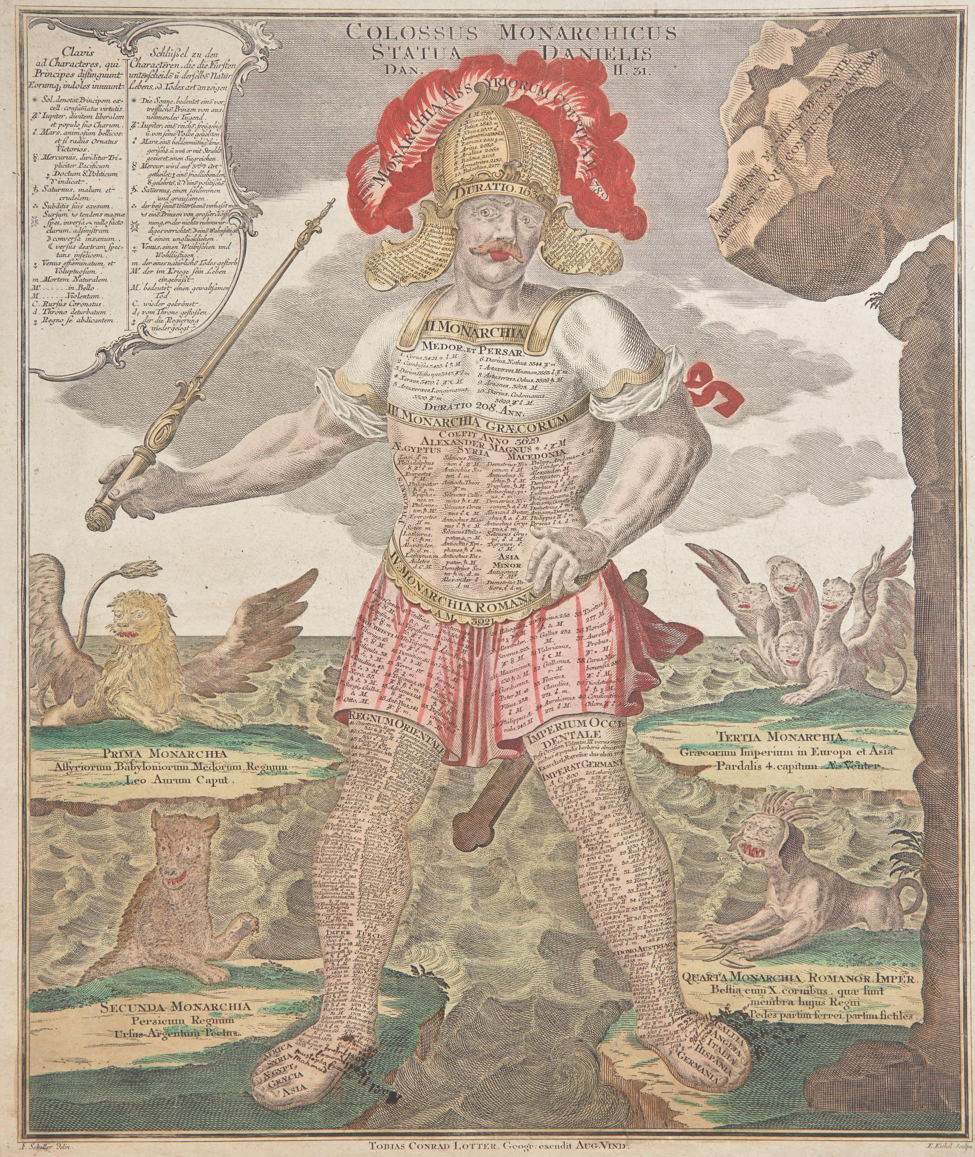 [Prints] Lotter, Tobias Conrad. Colossus Monarchicus Statua Danielis Dan. II. 31.