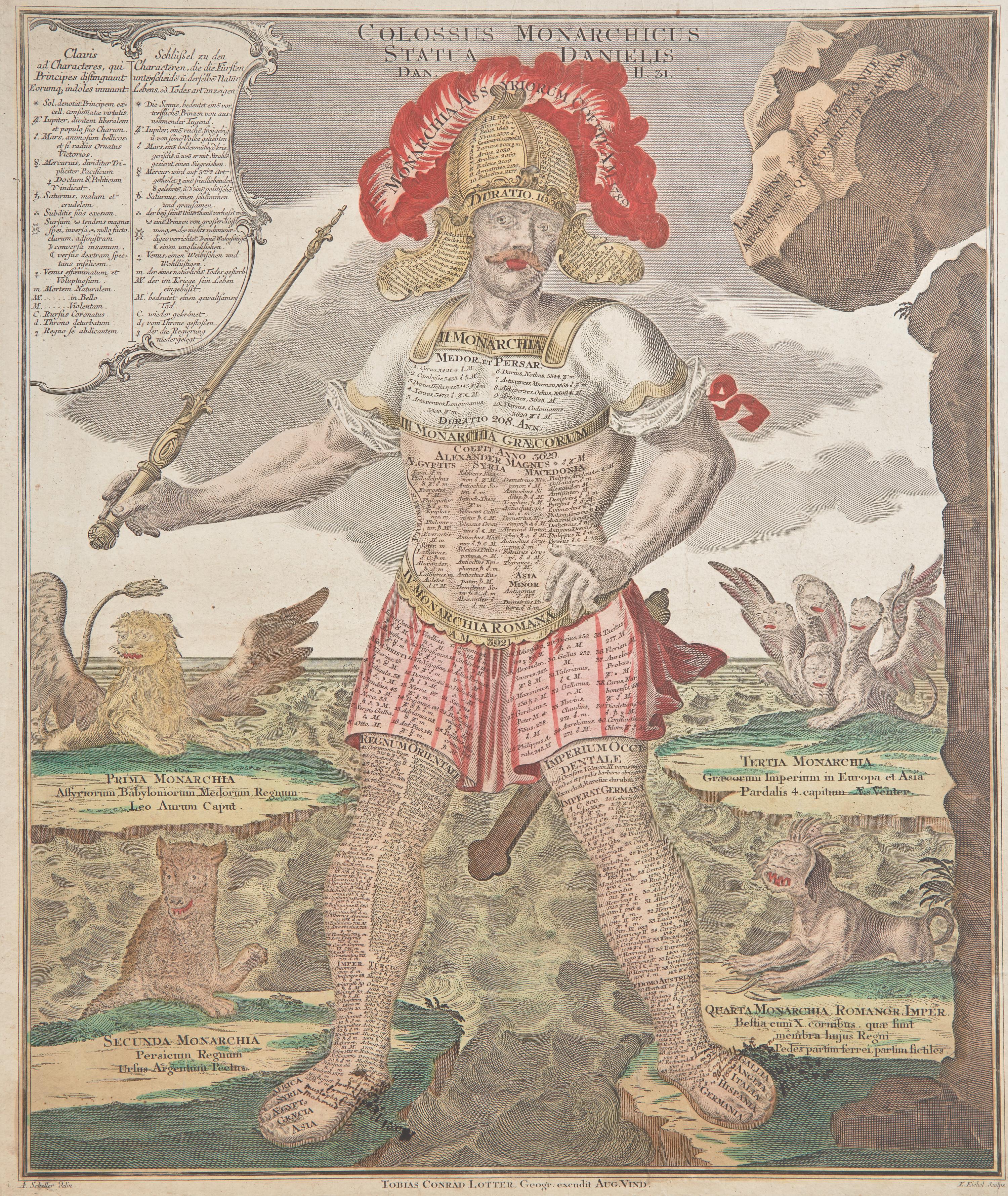 [Prints] Lotter, Tobias Conrad. Colossus Monarchicus Statua Danielis Dan. II. 31.