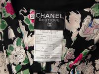 Chanel Printed Silk Robe