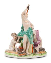 A Meissen Porcelain Figural Group