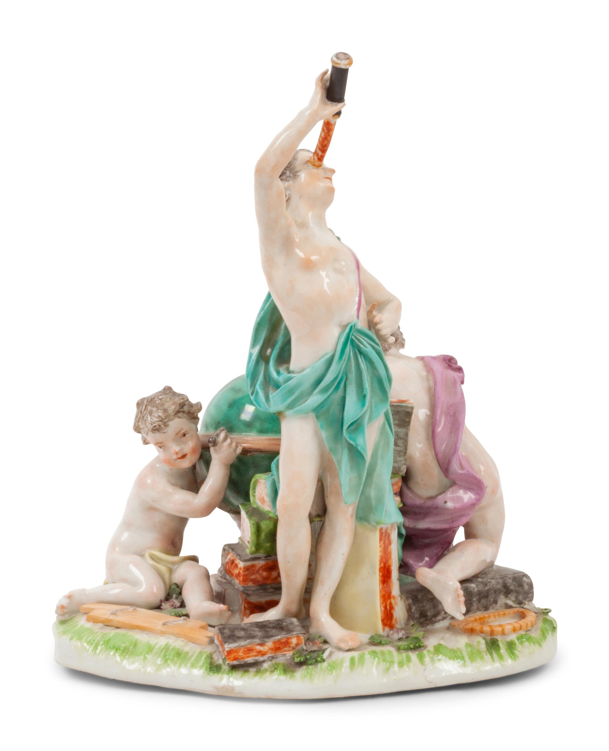 A Meissen Porcelain Figural Group