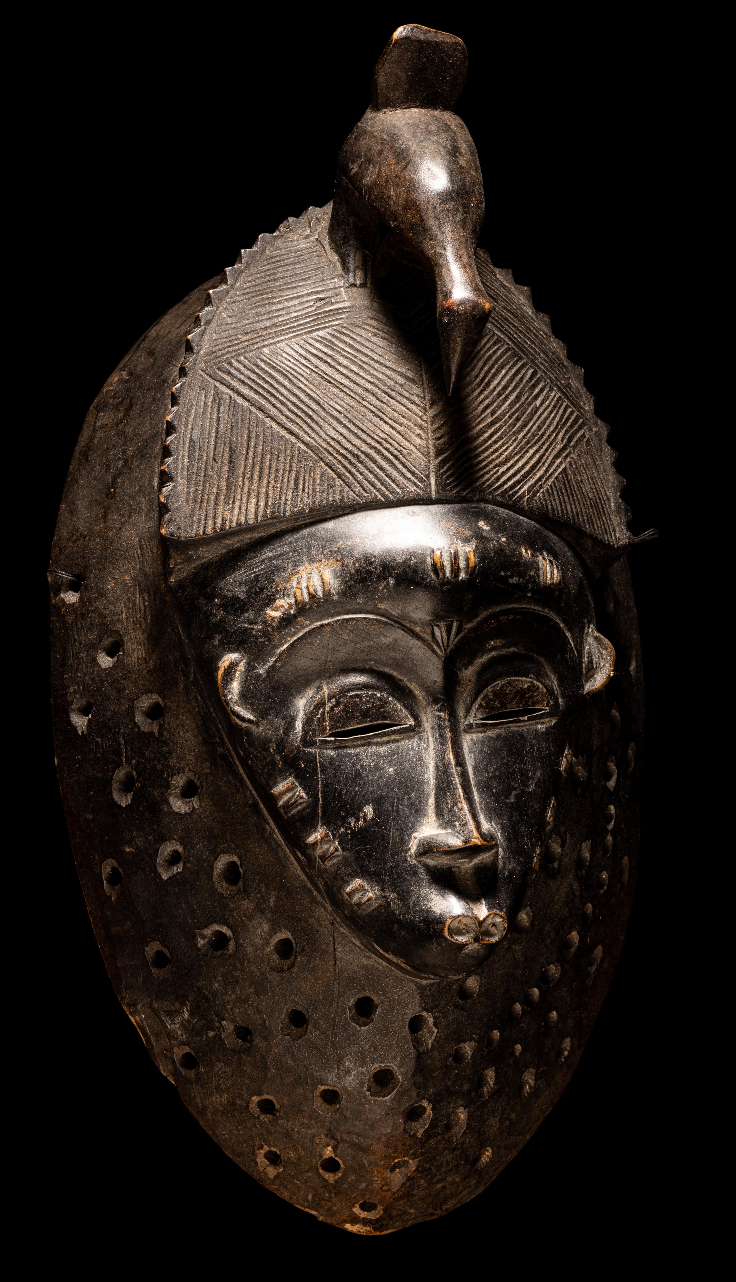 Three Yaure Wood Masks