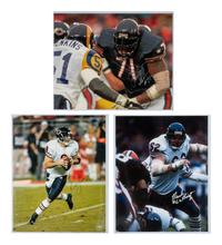 A Large Group of Chicago Bears Signed Autograph Memorabilia Featuring Lance Briggs, Mike Singletary and Otis Wilson