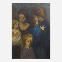Moses Soyer (American, 1899–1974) Untitled (Mother and Children)