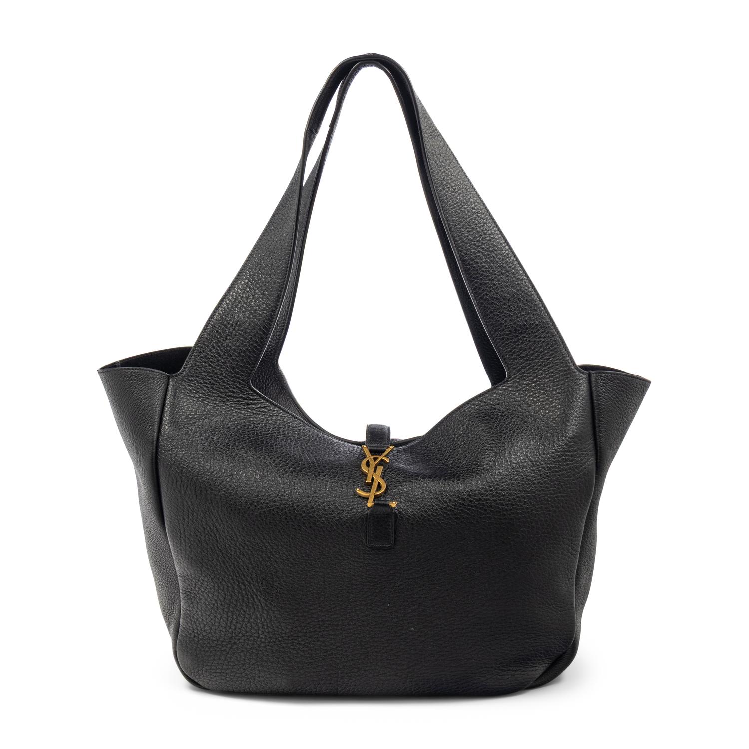 SAINT LAURENT, MEDIUM LEATHER SHOPPING TOTE