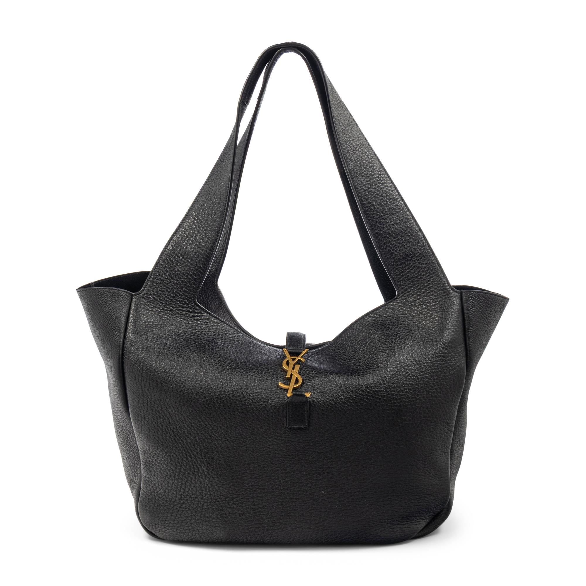 SAINT LAURENT, MEDIUM LEATHER SHOPPING TOTE