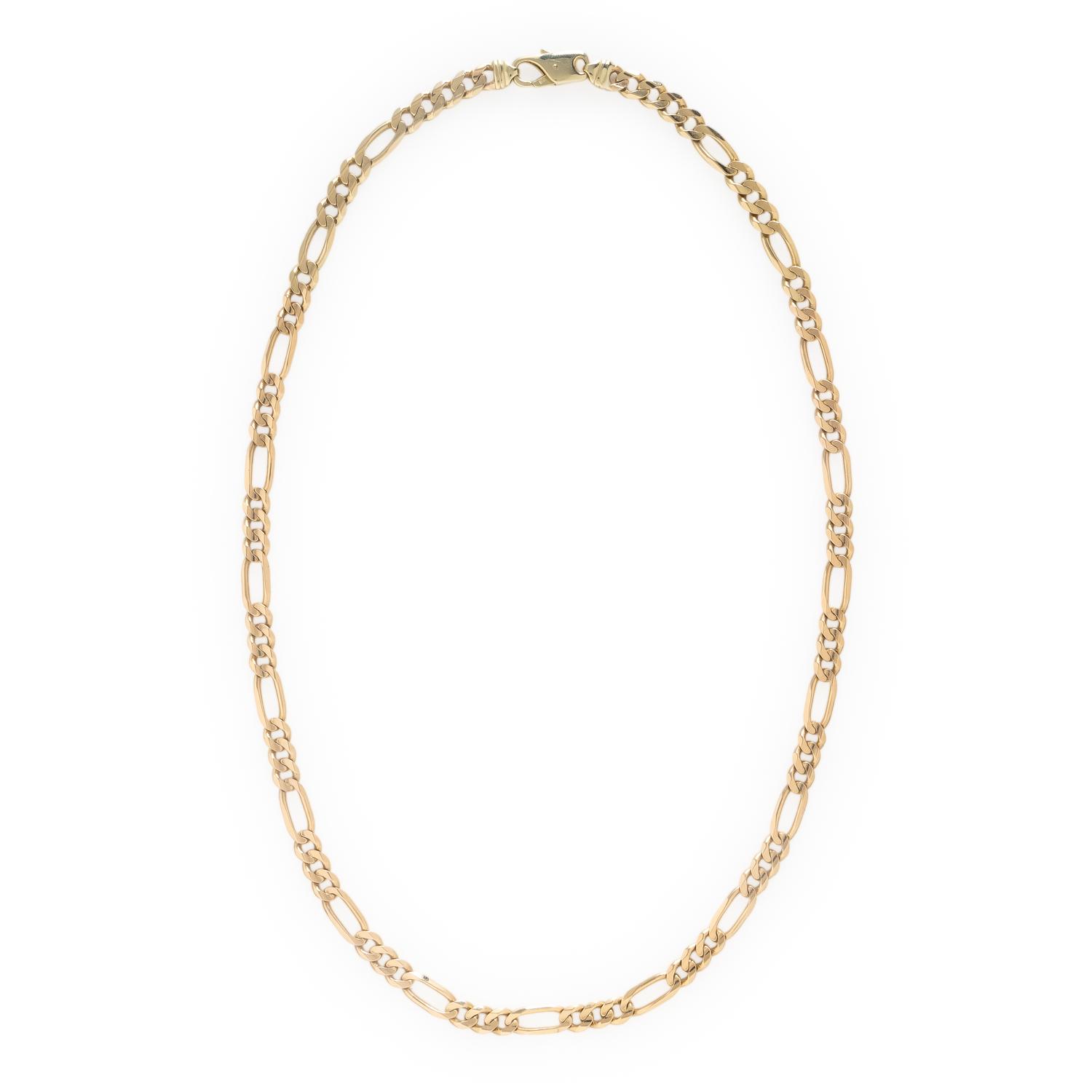 Yellow Gold Chain Necklace