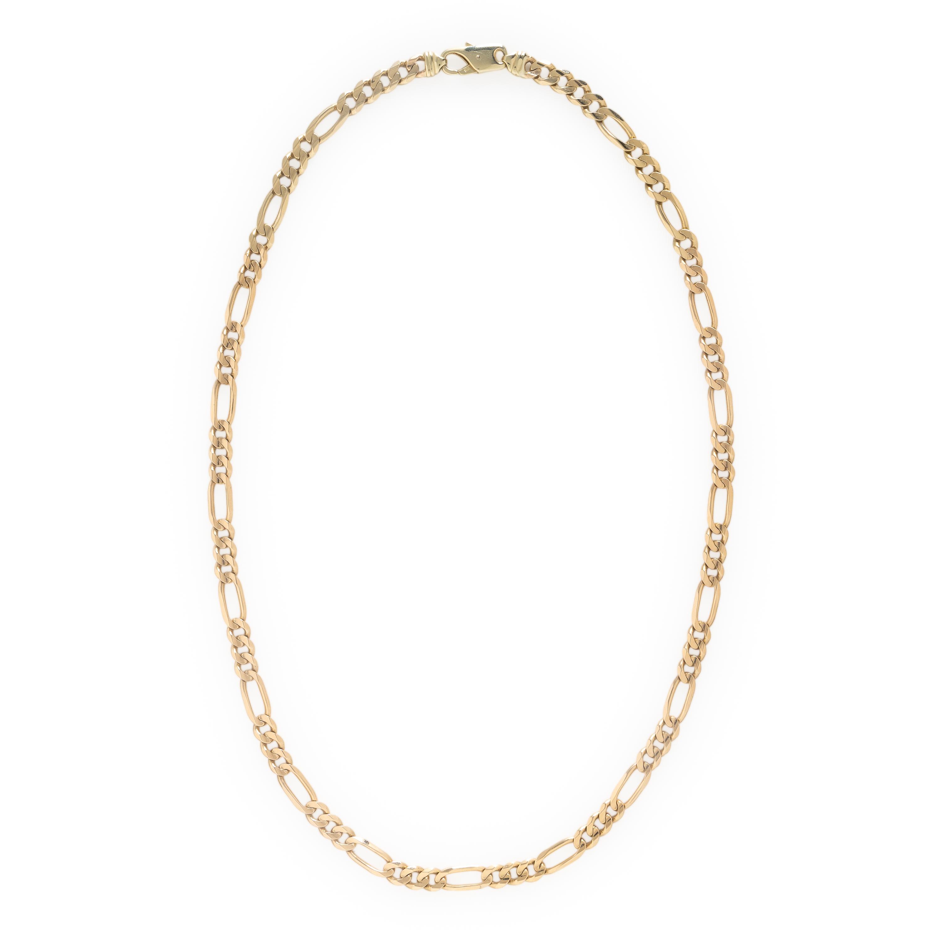 Yellow Gold Chain Necklace