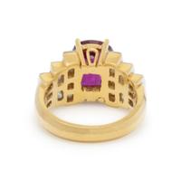 RUBY AND DIAMOND RING