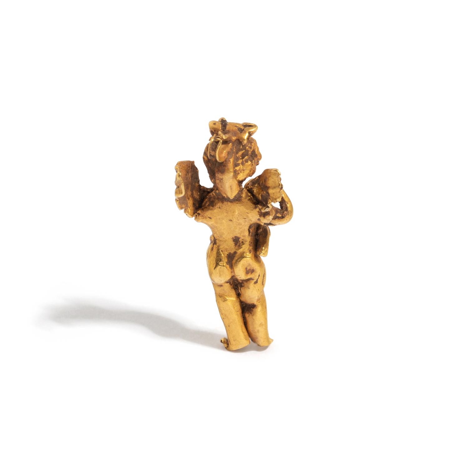 A Hellenistic Gold Pendant of Eros
