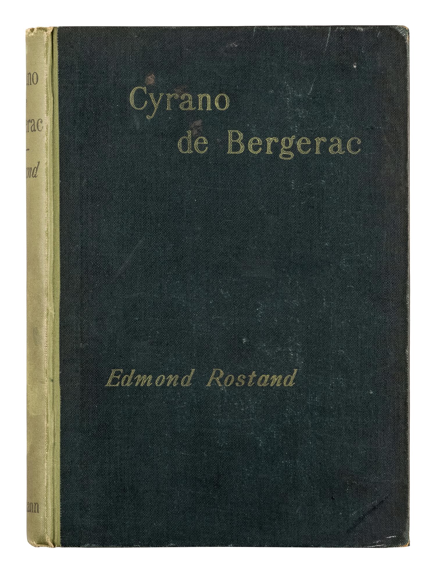 ROSTAND, Edmond (1868-1918). Cyrano de Bergerac. A Play in Five Acts . London: William Heineman, 1898.