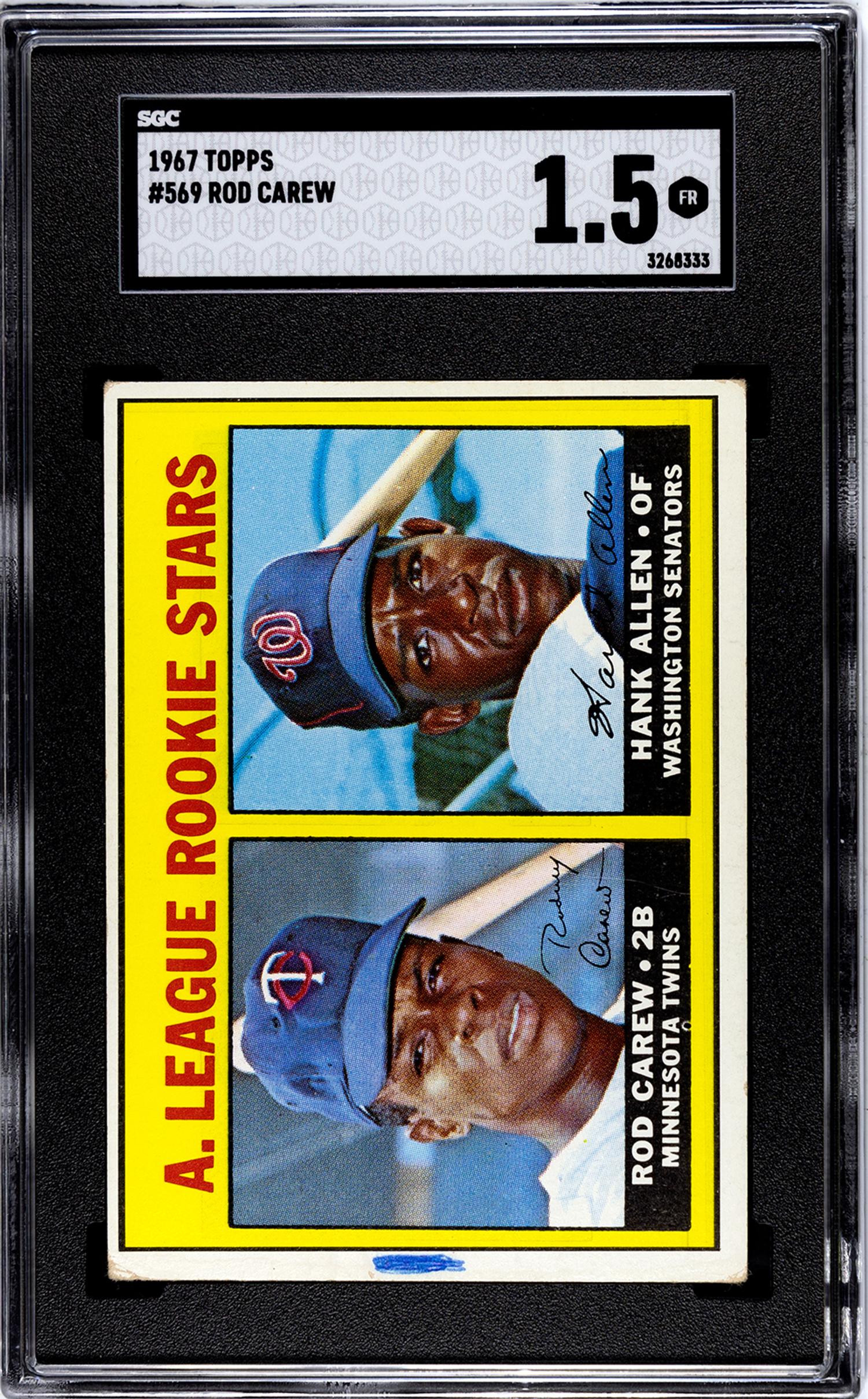 A Complete Set of 1967 Topps Baseball Cards Including SGC Graded Key Cards (609/609),