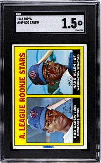 A Complete Set of 1967 Topps Baseball Cards Including SGC Graded Key Cards (609/609),