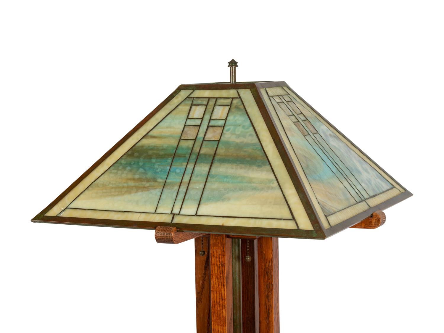 An Arts and Crafts Floor Lamp