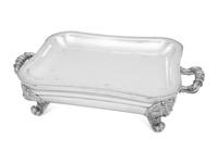 A George IV Silver Covered Serving Dish and Warming Stand