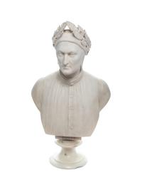A Continental Marble Bust of Dante