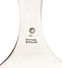 Six Georg Jensen Silver Serving Pieces