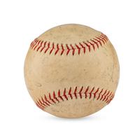 A Ty Cobb Signed Autograph Baseball (Beckett Authentication Services Letter of Authenticity)