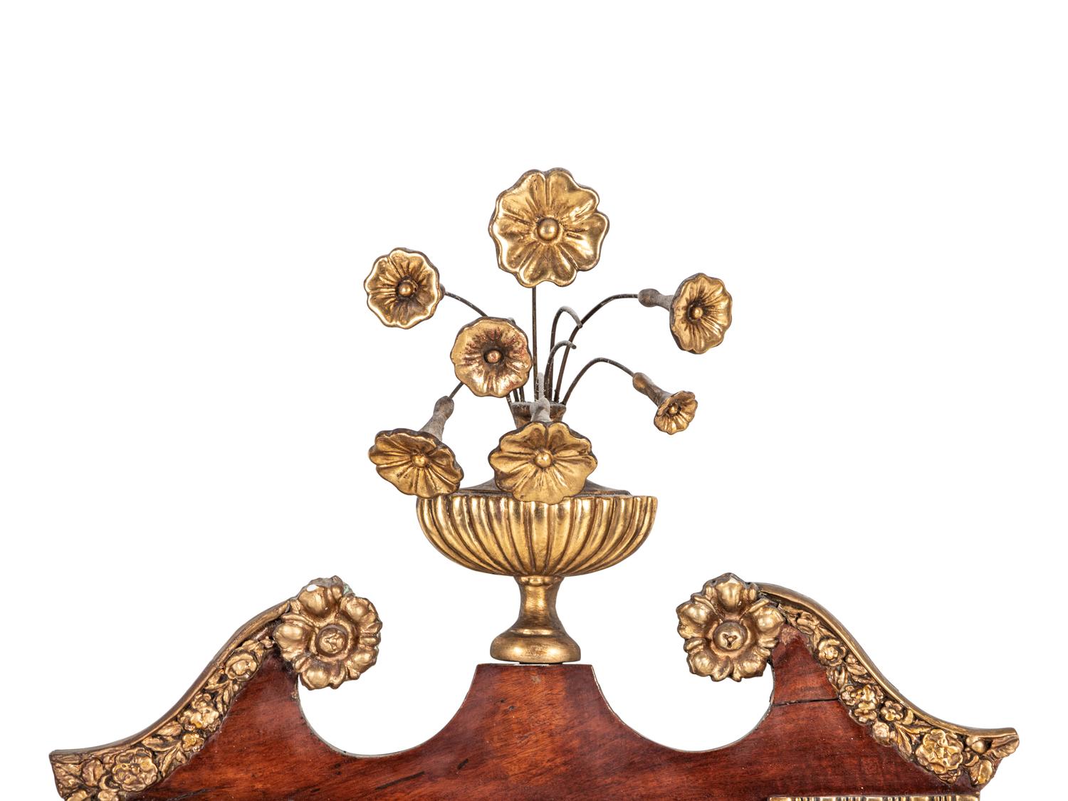 Two Georgian Style Parcel Gilt Mahogany Mirrors