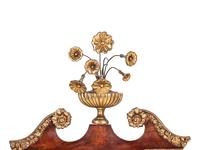 Two Georgian Style Parcel Gilt Mahogany Mirrors