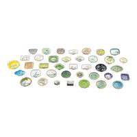 A Large Collection of Chinese Canton Enamel on Copper Dishes