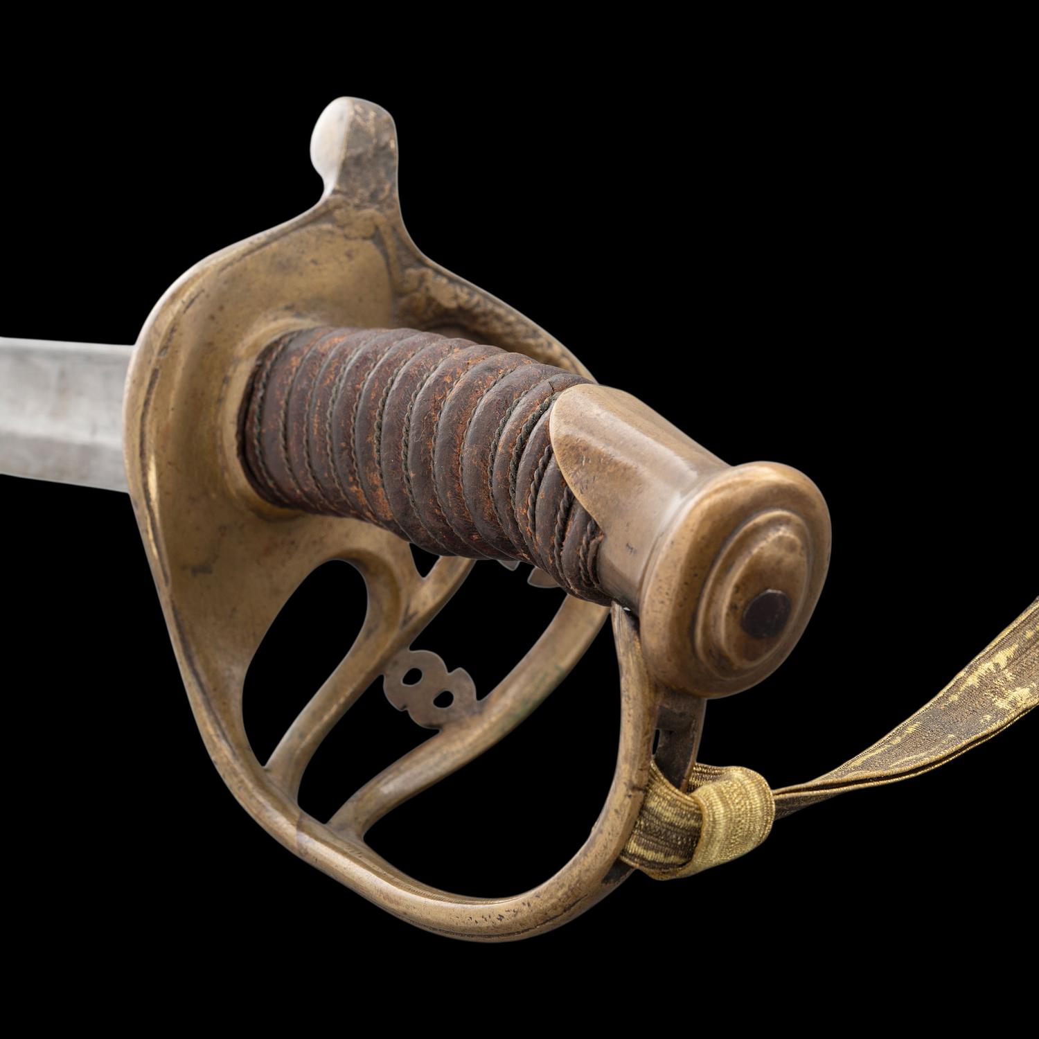 Thomas Leech & Company Floating CS Staff & Field Officers Sword with Replacement Scabbard