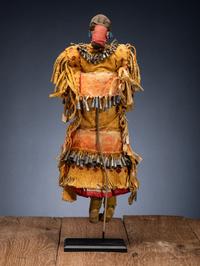 Apache Doll, with Cactus Kicker Moccasins