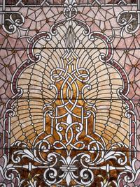 Victorian Leaded Glass Window American stained leaded glass…