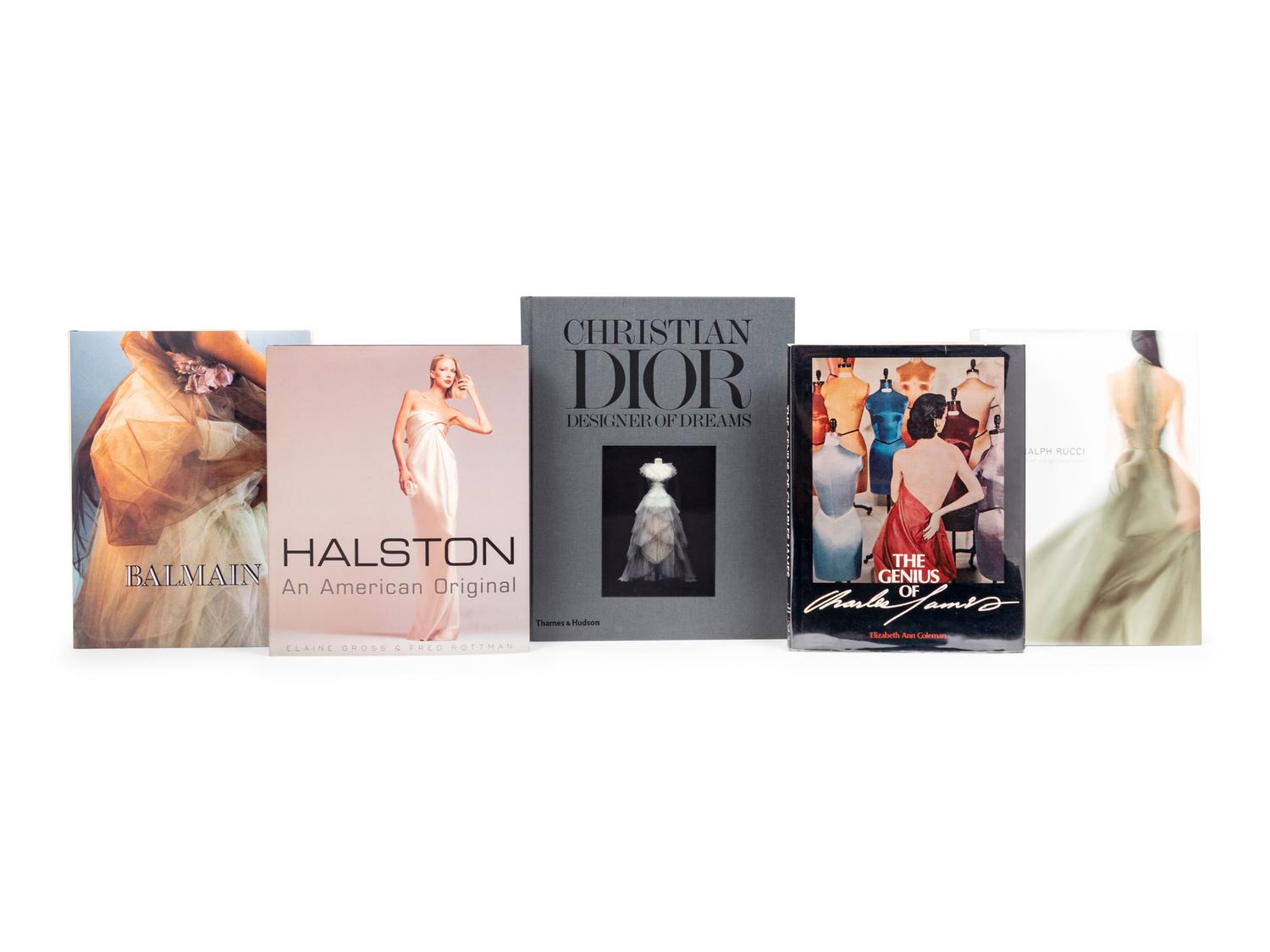 Collection of 20 Fashion Designer Books from the Library of Michelle Smith