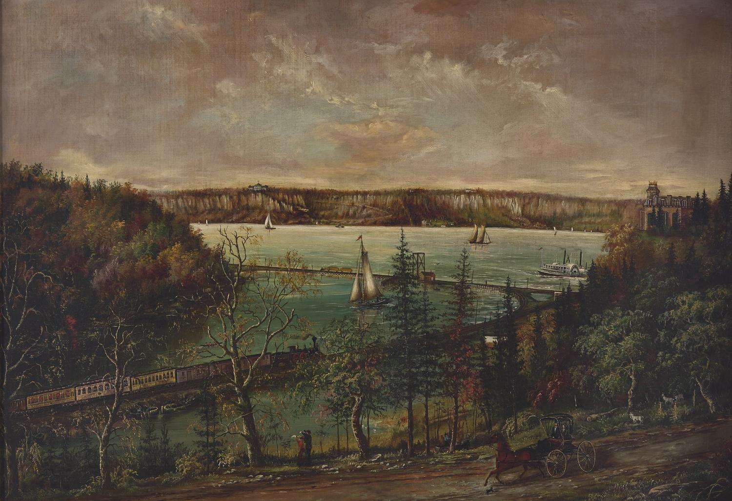 American School 19th Century, Hudson Valley Landscape