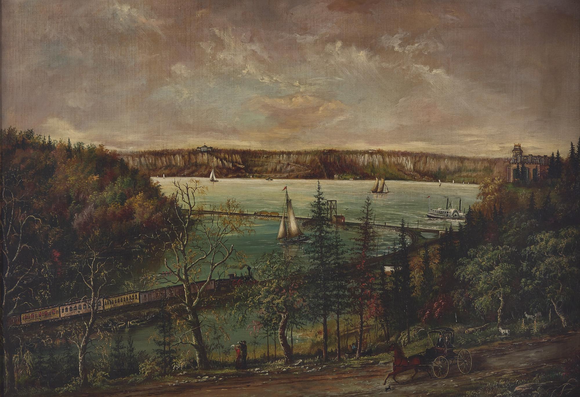 American School 19th Century, Hudson Valley Landscape