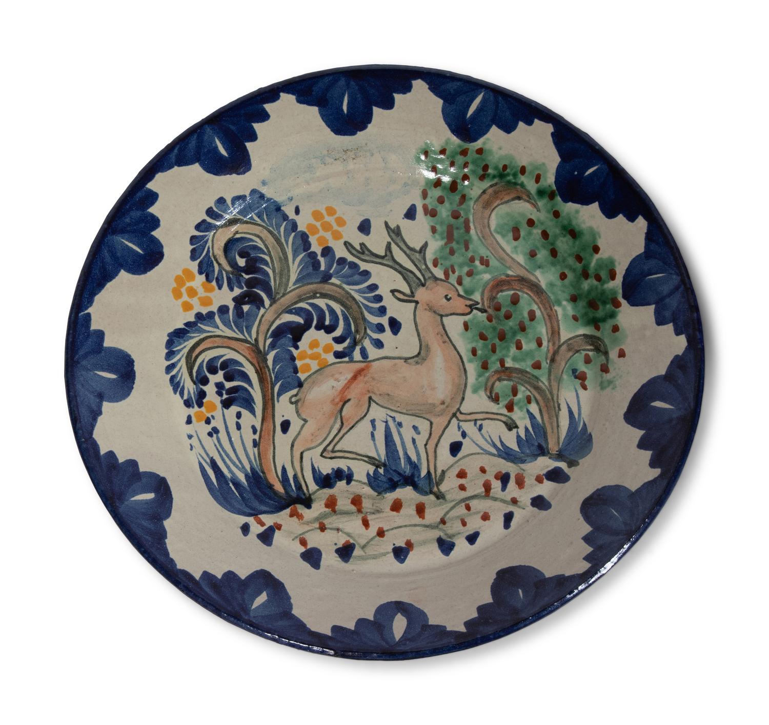 A Collection of Mexican and Continental Pottery Plates