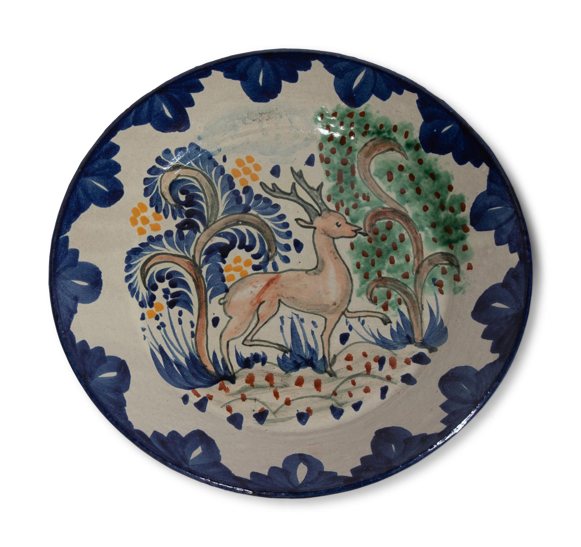 A Collection of Mexican and Continental Pottery Plates