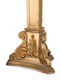 A Pair of Empire Style Painted Torchères