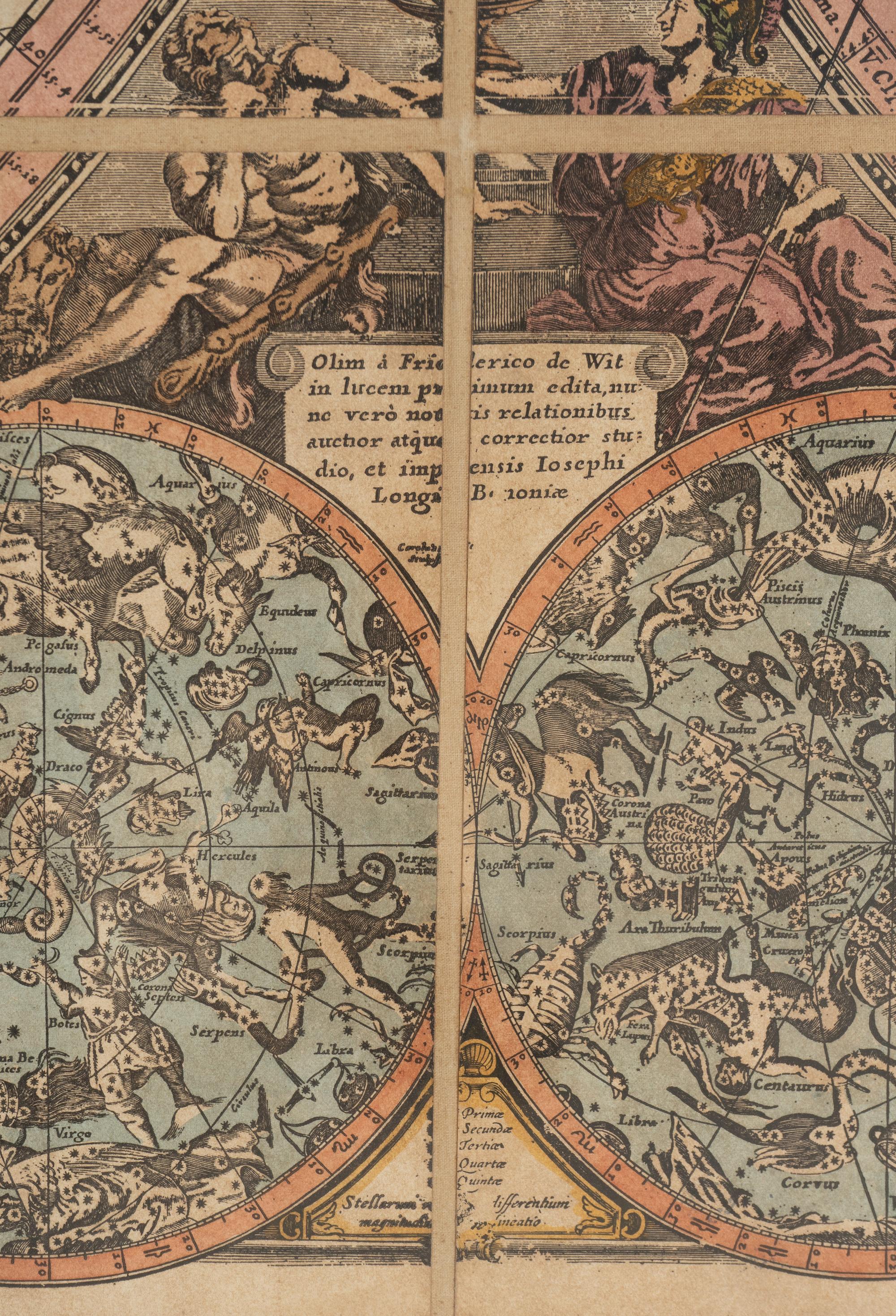A Large Nova Totius Terrarum Orbis Tabula Map on Linen