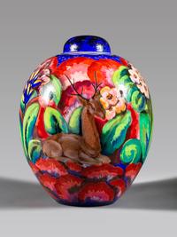 Art Deco Vase and Cover, form Rapin No. 21, circa 1928