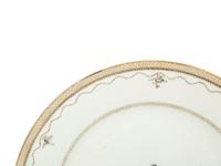 Three Chinese Export Porcelain Plates