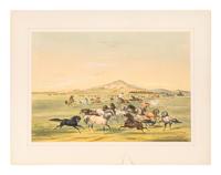 CATLIN, George (1796-1872). Catlin's North American Indian Portfolio. Hunting Scenes and Amusements of the Rocky Mountains and Prairies of America. London: Geo. Catlin/Piccadilly Place, 1844 [but Chatto & Windus, 1875].