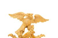 A George III Carved Giltwood Cartel Clock